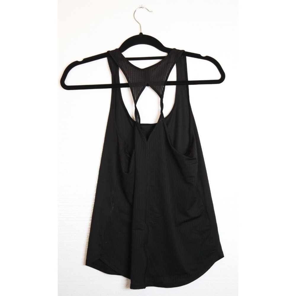 Under Armour Tank Black Twist straps sheer Back xs
